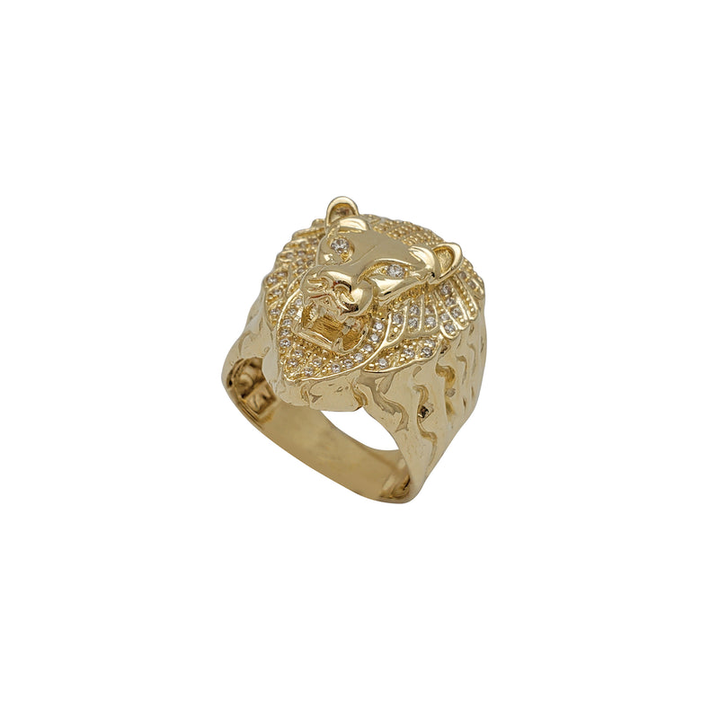 9ct gold hot sale lion ring