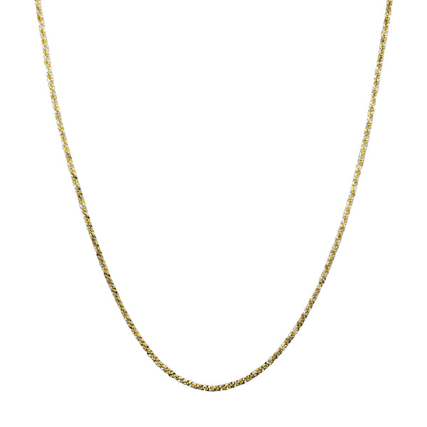 Two-Tone Popcorn Chain (Silver)