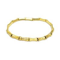 Bamboo Link Bracelet (14K)