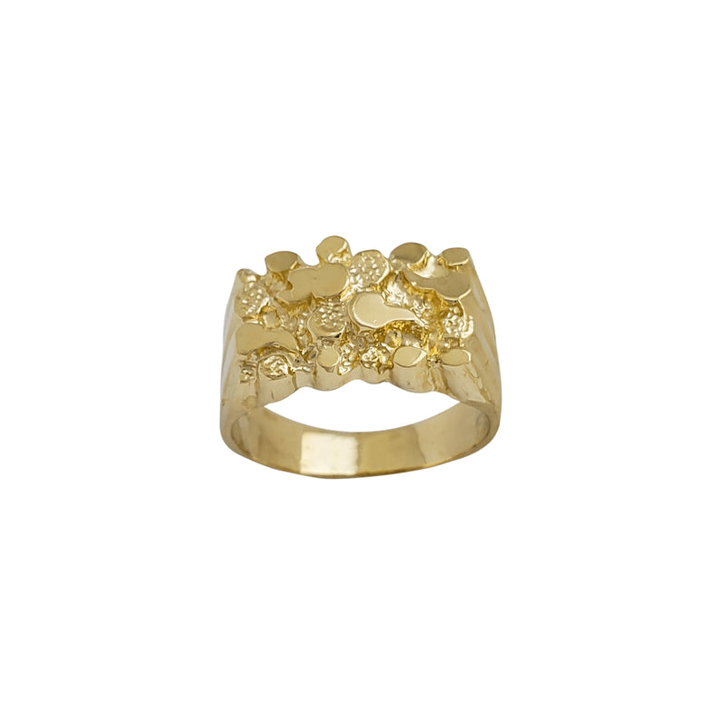 Outstanding Textured Nugget Ring (14K)