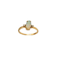 Diamond Opal Solitaire Ring (14K)