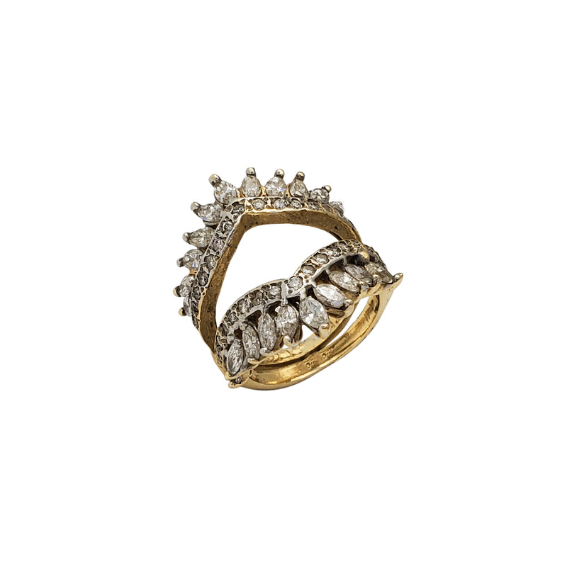 Pear Cluster Diamond Ring – GAIA Fine Jewelry