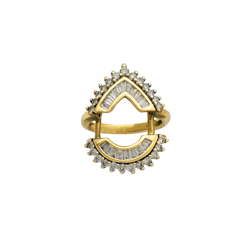 Marquise & Round Diamond Ring Enhancer | Jupiter Jewelry Inc