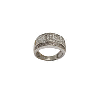 Diamond Ridged Band Ring (18K)