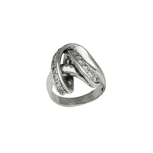 Diamond Ribbon Ring (18K)