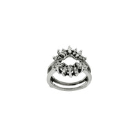 Diamond Cluster Ring Jacket (14K)