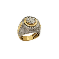 Diamond Presidential Iced-Out Men's Ring (14K)