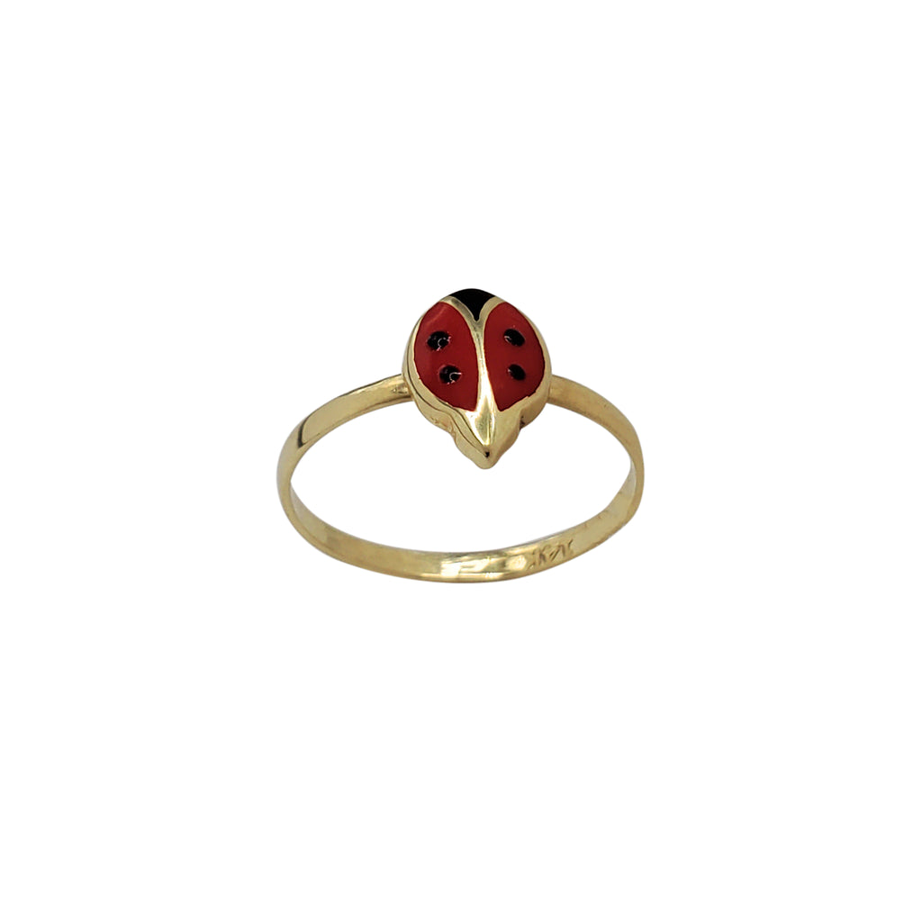 Enameled Red Ladybug Bracelet (14K) – Popular J