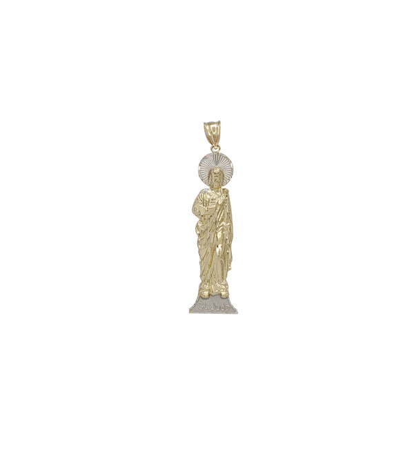 14K Two-Tone St.Jude Pendant