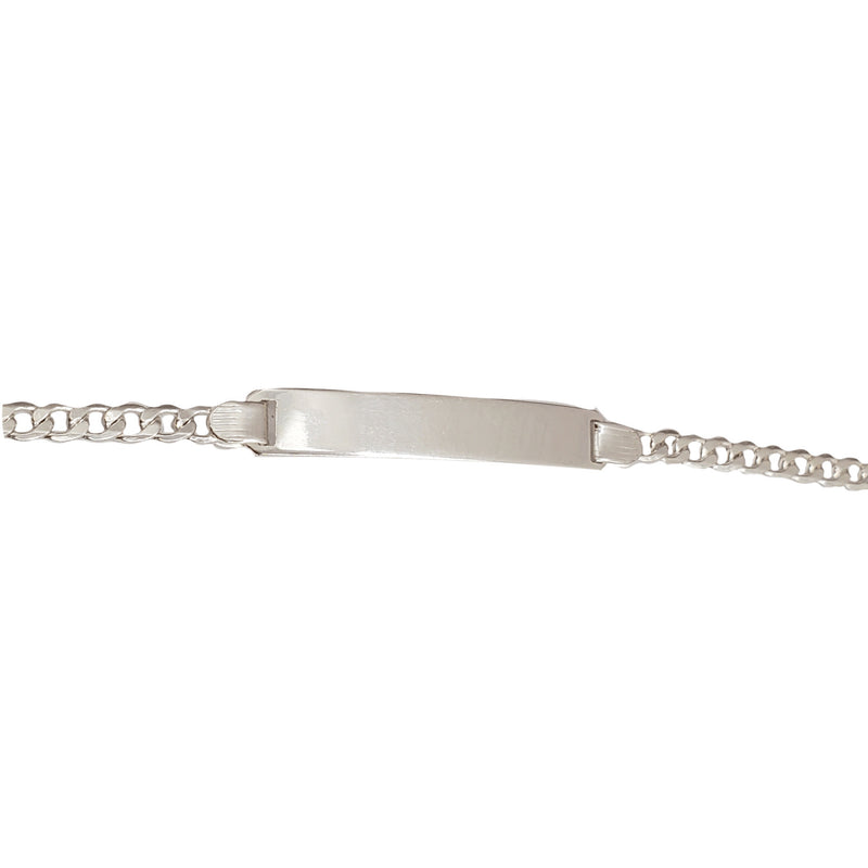 Cuban Link ID Bracelet (Silver)