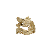 Textured Coiled Dragon Ring (14K)