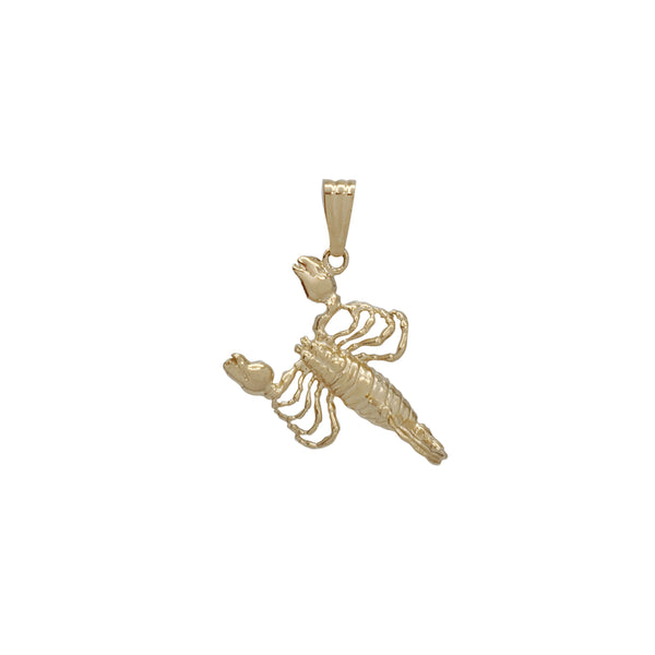 Large Scorpio Zodiac  Pendant (14K)