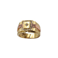 Zirconia North Star Men's Ring (14K)