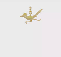 3D Road Runner Pendant (14K) 360 - Popular Jewelry - New York