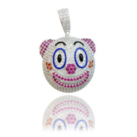 CZ Clown Emoji (Sterling Silver) - Popular Jewelry