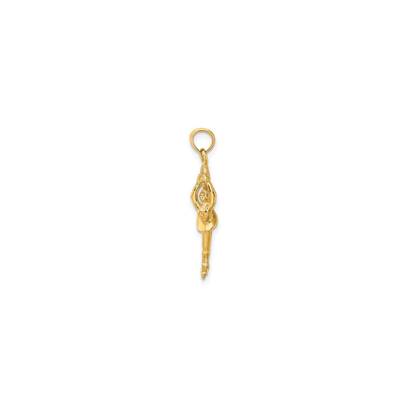 3D Skater Pendant (14K)