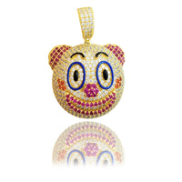 CZ Clown Emoji (Sterling Silver) - Popular Jewelry