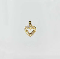 Little Heart CZ Pendant (14K).