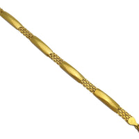 Bismark Link Bar Bracelet (14K) diagonal - Popular Jewelry - New York