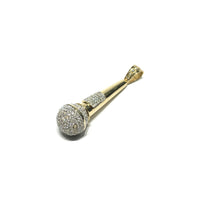 Microphone Diamond Pendant (14K) diagonal - Popular Jewelry - New York