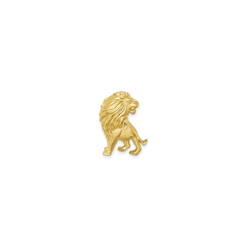 Pride Male Lion Pendant (14K) front - Popular Jewelry - New York