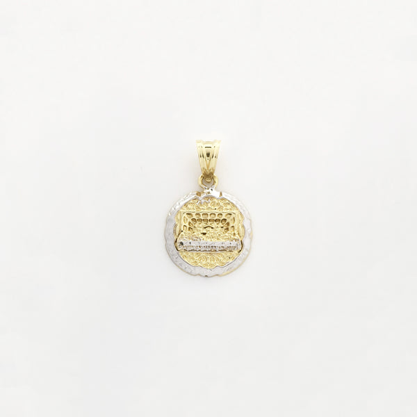 The Last Supper Two-Tone Medallion Pendant Nugget Finish (14K) - Popular Jewelry - New York