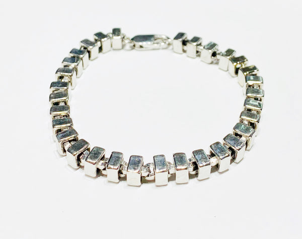 Block Station Bracelet (14K).