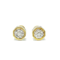 Square Diamond earrings (10K).