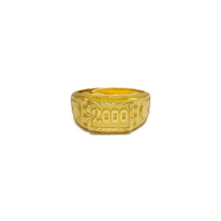 2000 Adjustable Ring (24K) front - Popular Jewelry - New York