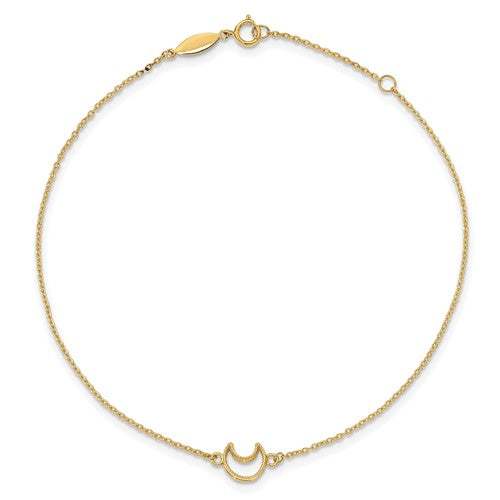 Moon Anklet Bracelet (14K)