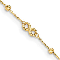 Infinity Anklet Bracelet (14K)