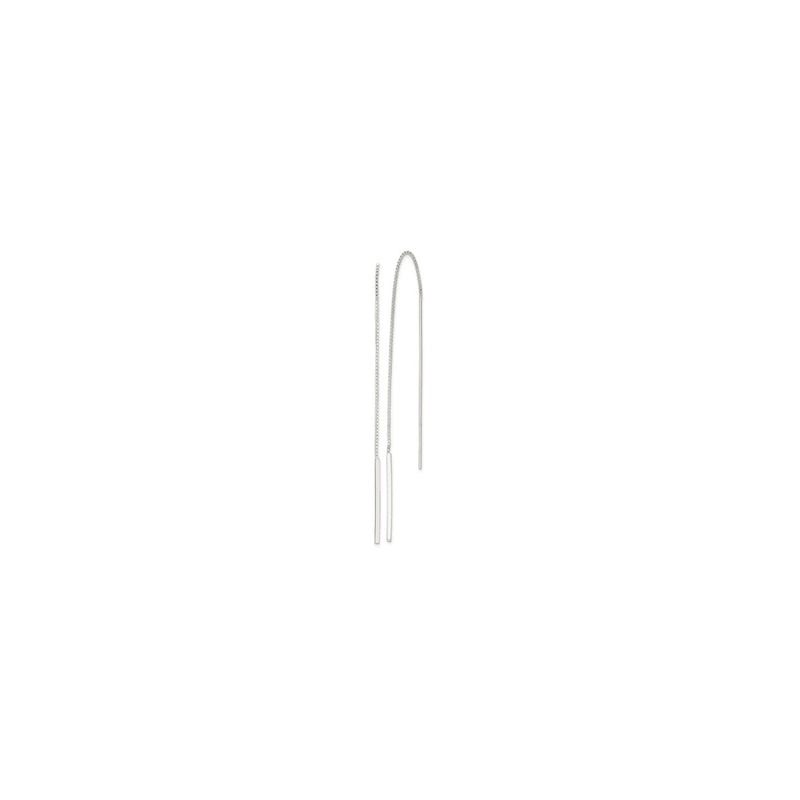 Bar Threader Earrings (Silver)