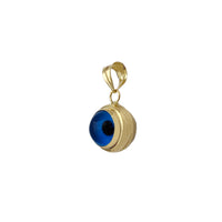 Bezel Blue Evil Eye Pendant (14K) Popular Jewelry New York