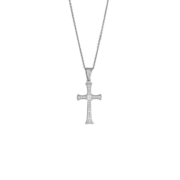 Cross Necklace (Silver)