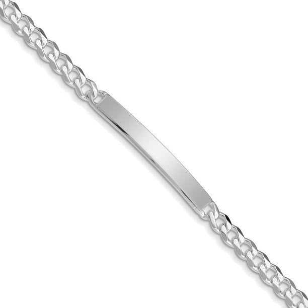 Cuban Link ID Bracelet (Silver)