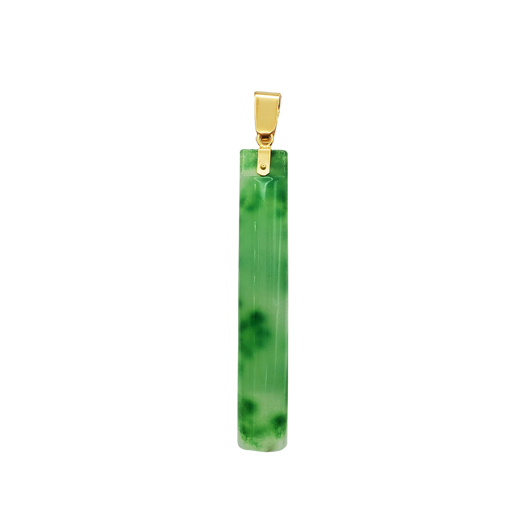 Jade shop cylinder pendant