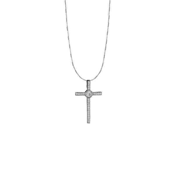 Cross Necklace (Silver)