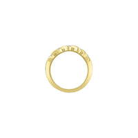 Baguette Diamond Cuban Ring (14K)