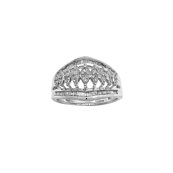 Diamond Cocktail Lady Ring (10K) Popular Jewelry New York