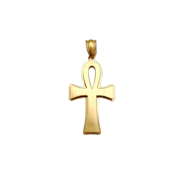 Double Layer Ankh Pendant (14K) Popular Jewelry New York