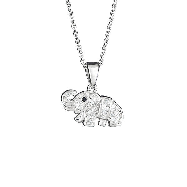 Elephant Necklace (Silver)