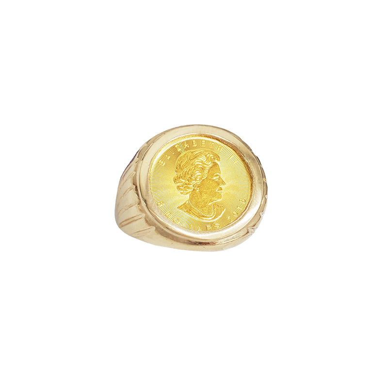 Gold Coin Ring, Coin Pinky Ring, Gold Signet Ring, Coin Signet Ring,  Cocktail Ring Vintage Style Coin Ring, Vintage Gold Ring, Pinky Ring - Etsy