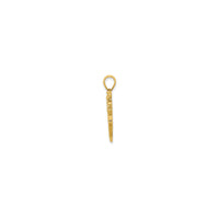 2D Golf Bag Pendant (14K)