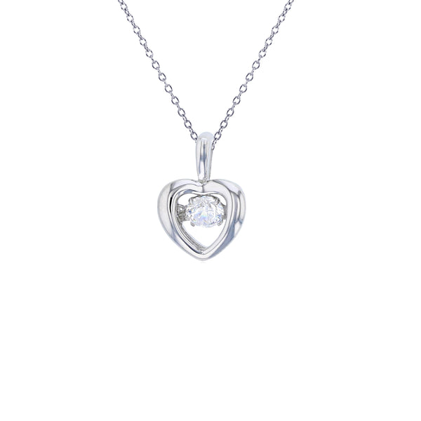 Heart Necklace (Silver)