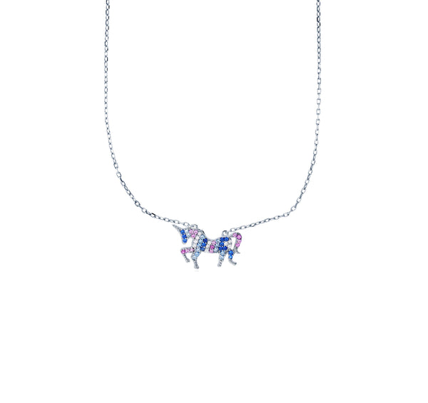 Unicorn Necklace (Silver)