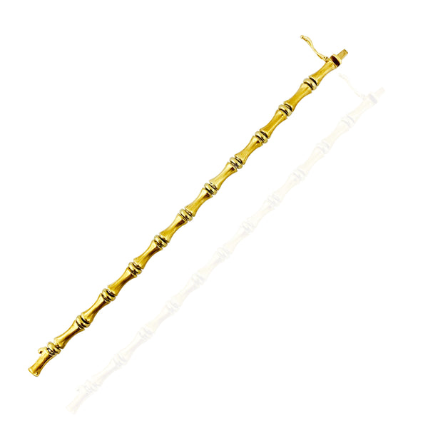 Bamboo Link Bracelet (14K)