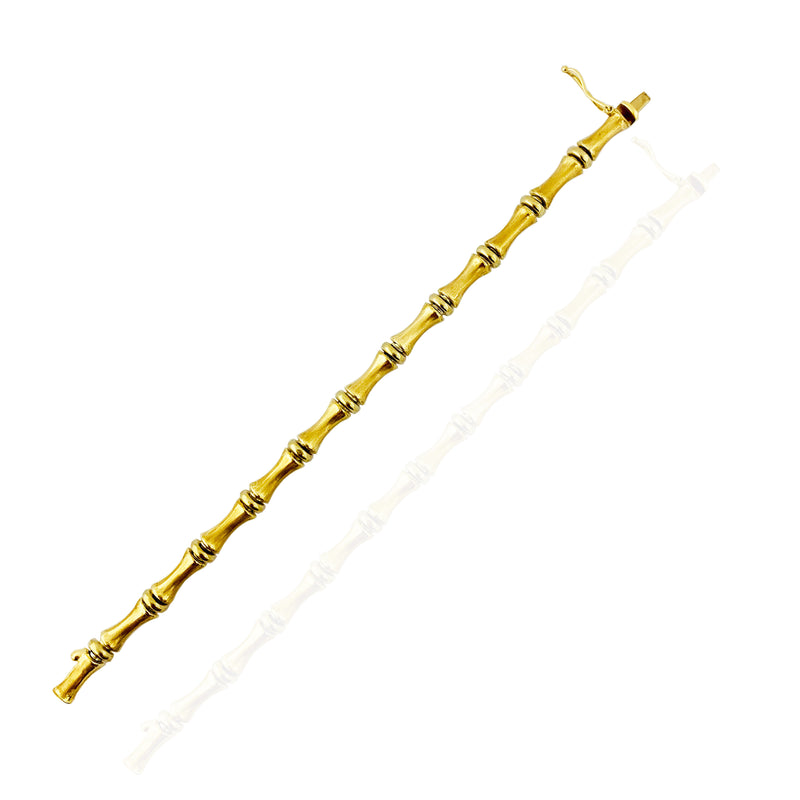 Bamboo Link Bracelet (14K)