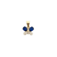 Butterfly CZ Pendant (14K)