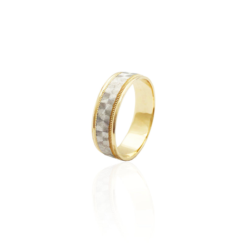 Ebbinghaus Diamond-Cut Wedding Band Ring (14K)