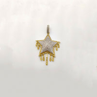 Dripping Diamond Star Pendant (14K)